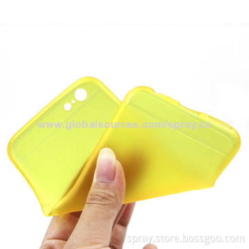 Ultra-thin 0.4mm Matte Soft TPU Cases for New iPhone, Various Colors Available